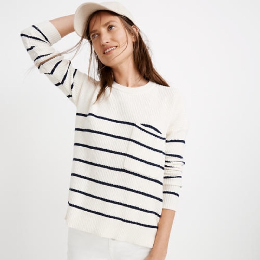 Madewell Thompson Pocket Pullover Sweater